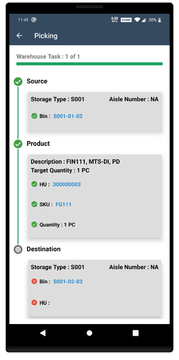 S4HANA WM Cloud Mobility demo3 2