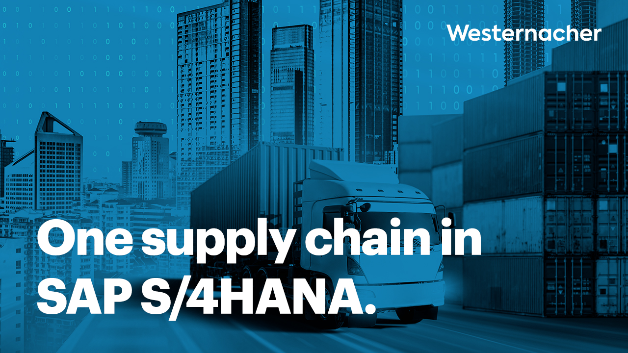 White paper: One supply chain in SAP S/4HANA. | Westernacher