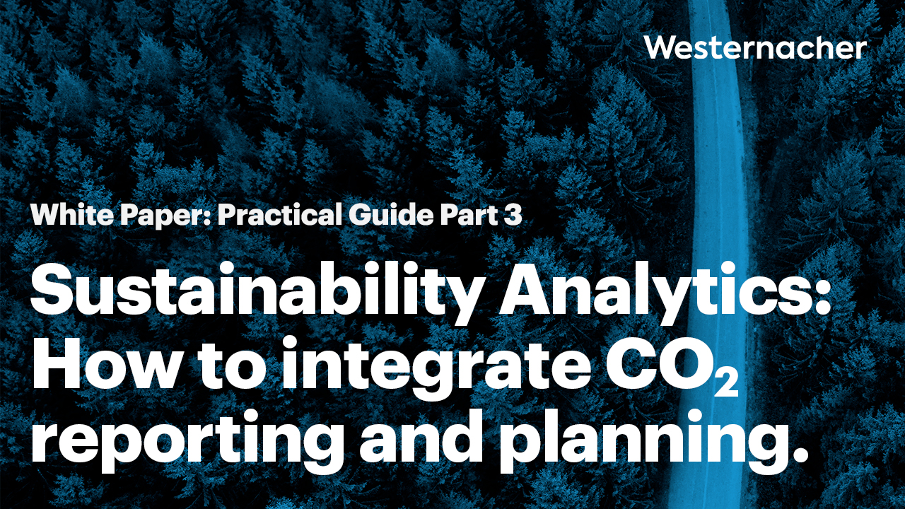 Sustainability Analytics: How to integrate CO2 reporting & planning.