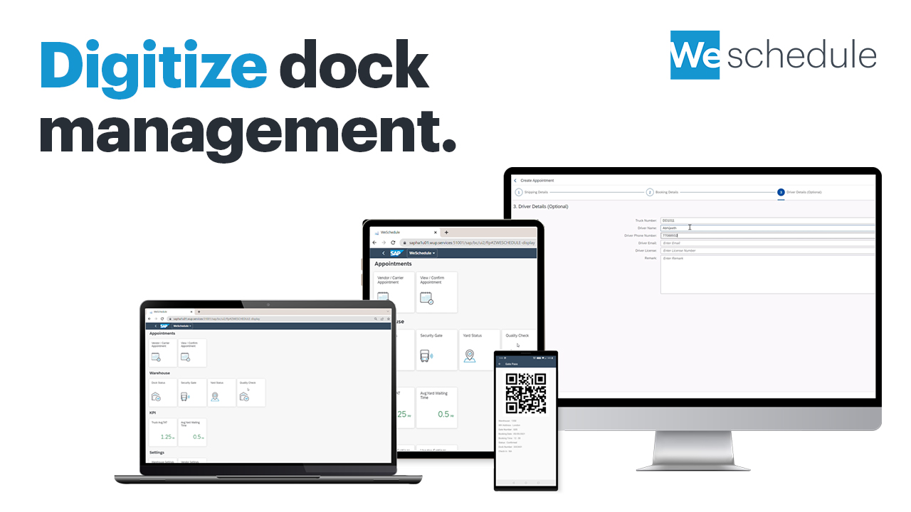 Digitize Dock Management with Westernacher We schedule.