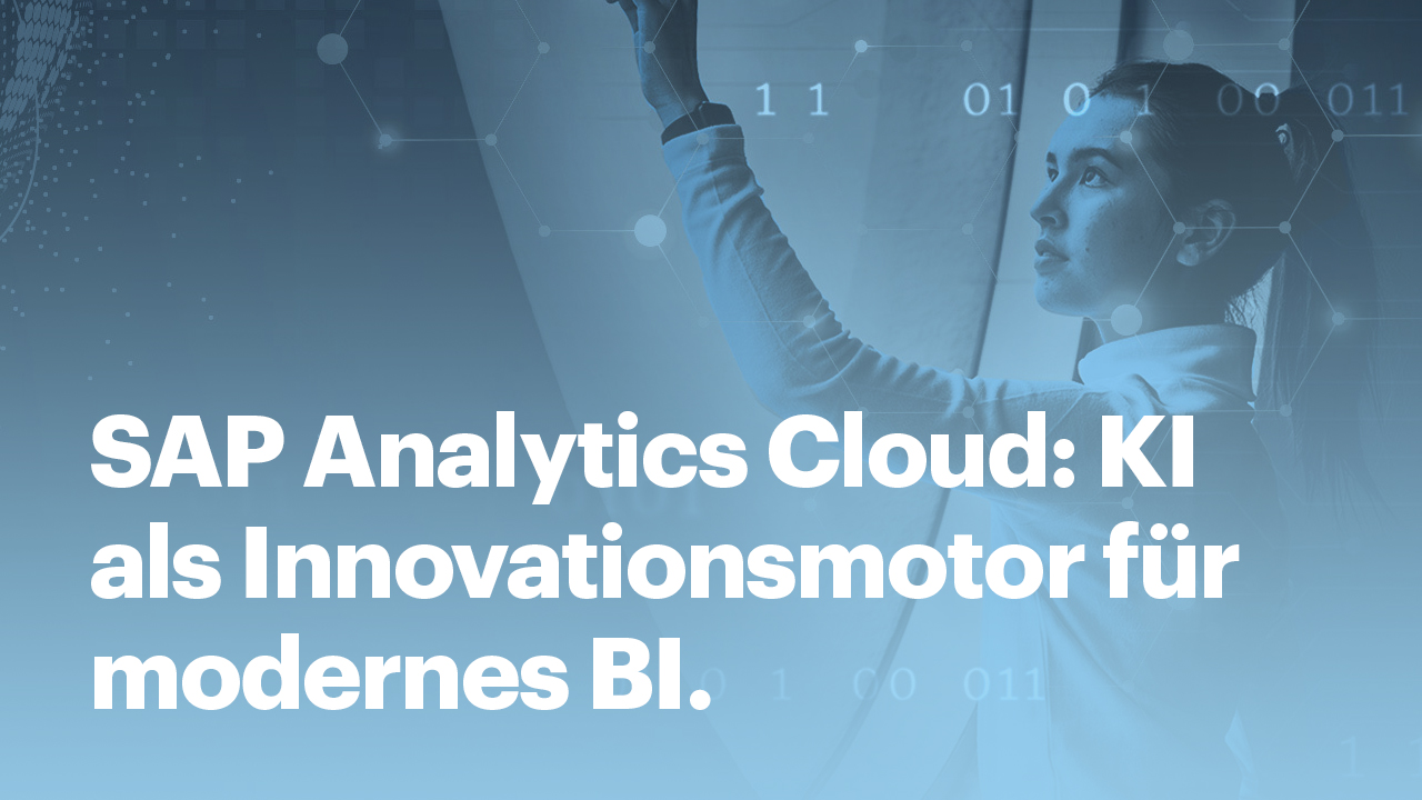 Westernacher SAP Planning & Analytics Forum 2024 2 DE The future of SAP Analytics Cloud AI as an innovation driver for modern BI