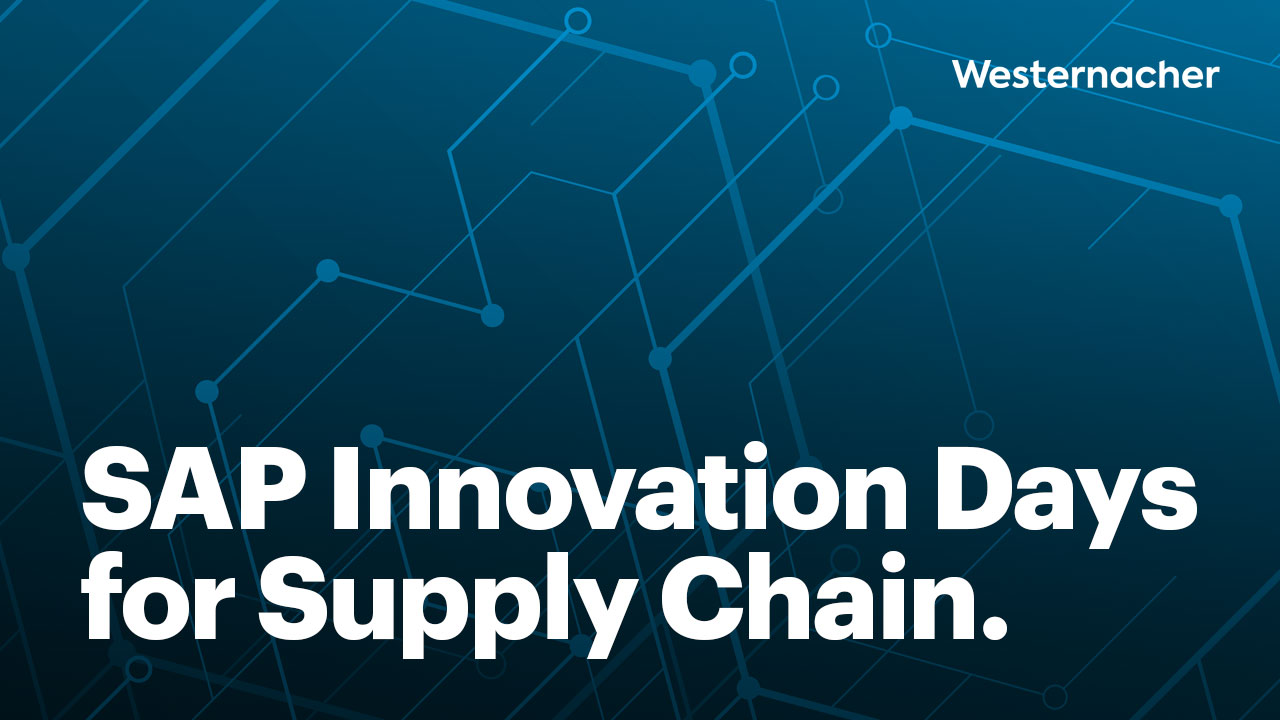 Event SAP Innovation Days for Supply Chain