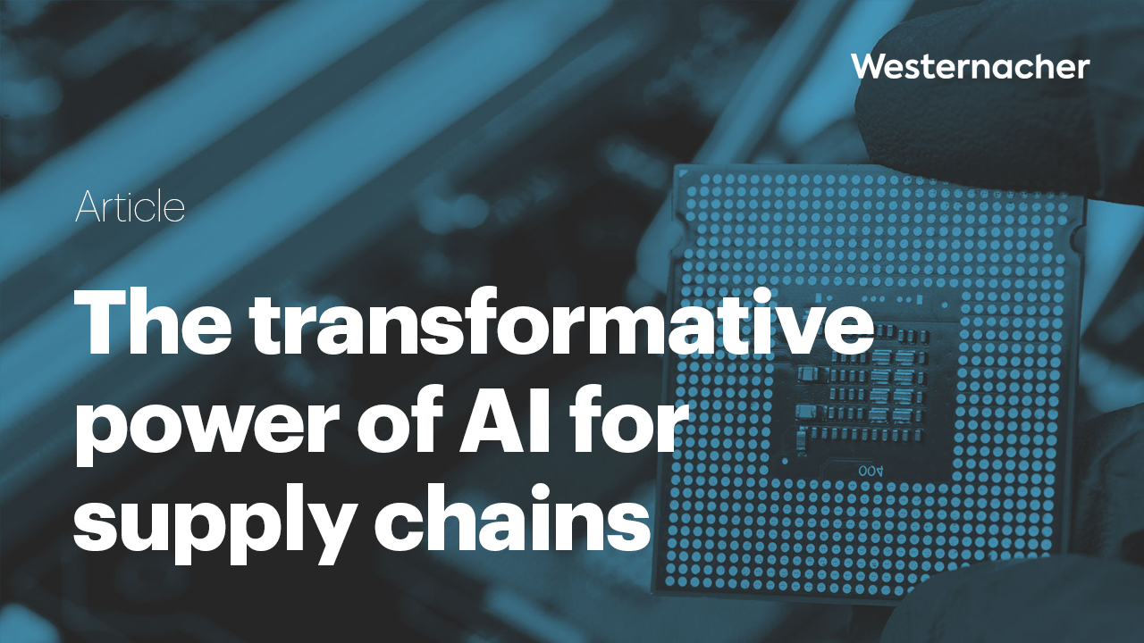 The transformative power of AI for supply chains.