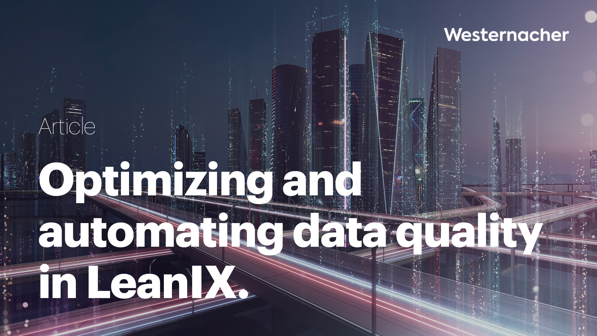 Optimizing and automating data quality in LeanIX.