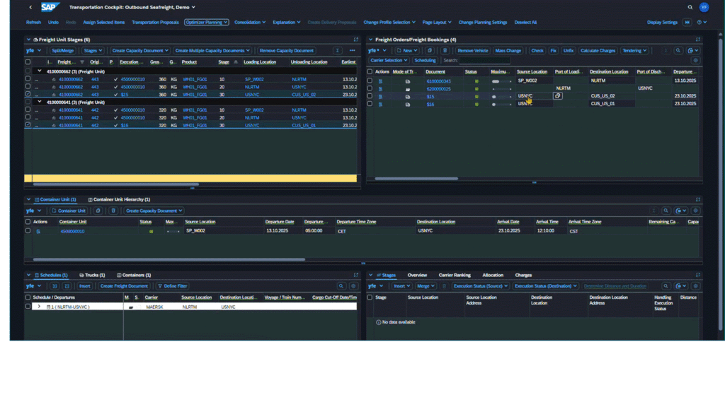 Gewinnen Sie mit 3PL und SAP TM die Kontrolle über Ihre Lieferkette zurück. 3 Automated Planning in the Transportation Cockpit leveraging business rules and an optimizer