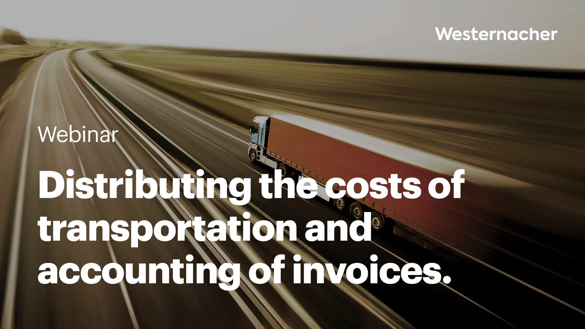 Transportation In Accounting Distributing the costs of transportation & accounting of invoices.