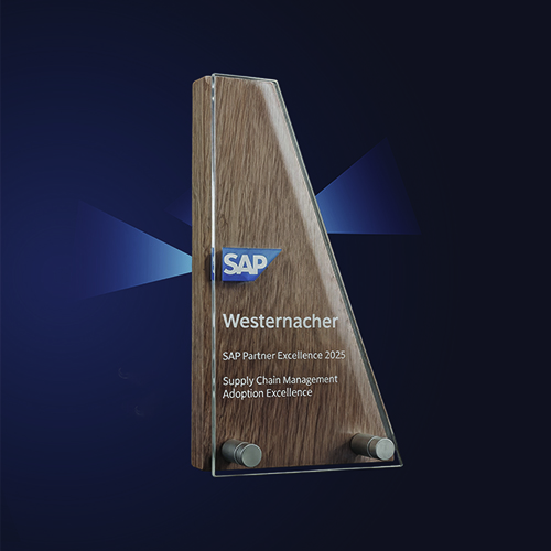 SAP Supply Chain Excellence Award 2025 per Westernacher Consulting.