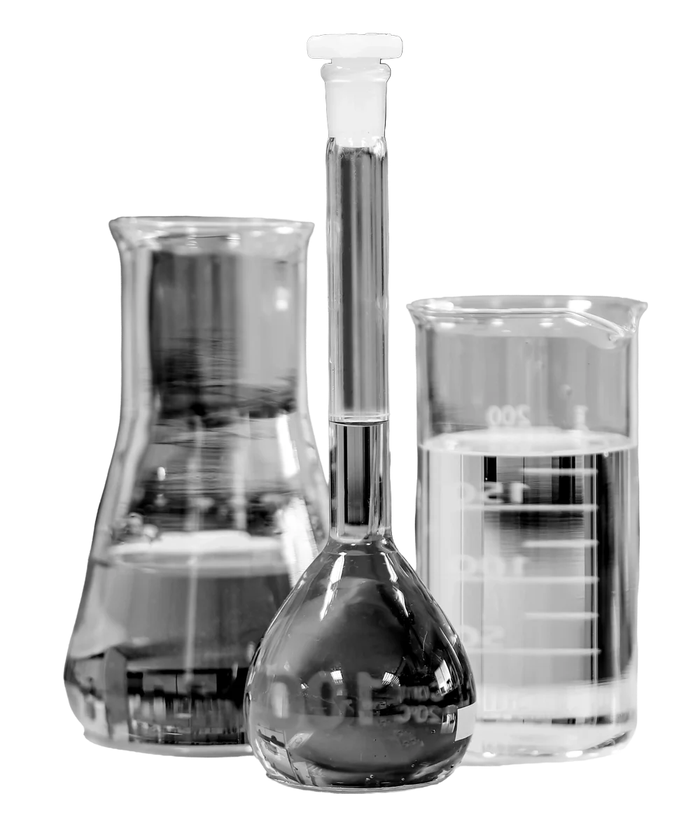 Black and white image of Chemicals representing Customer Success Story with Ingevity