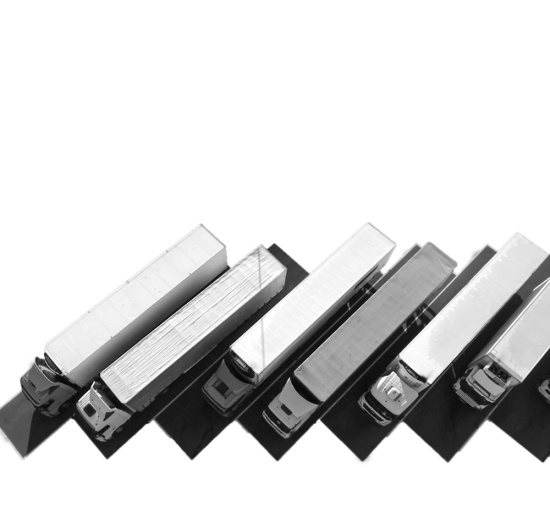 Yard Logistics- Trucks from above - bw