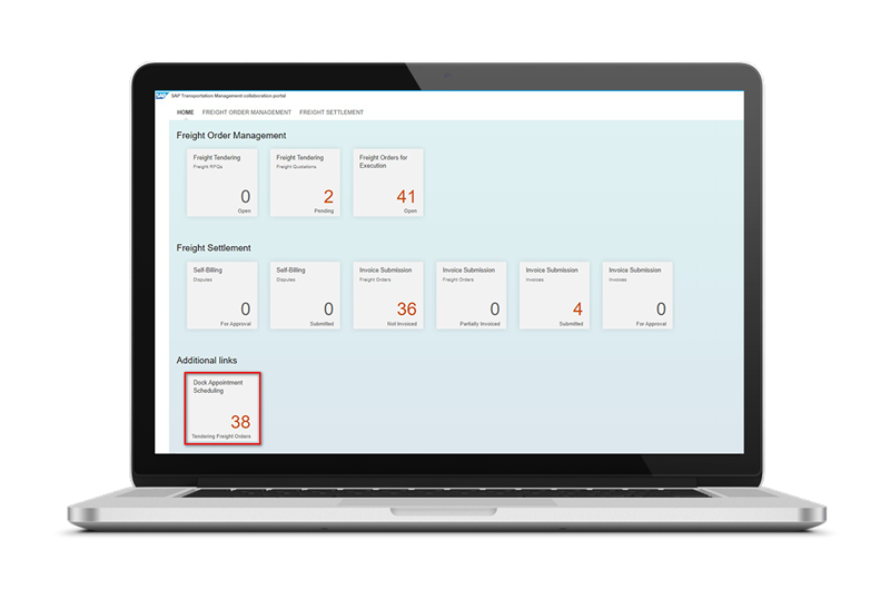 Improve collaboration between shippers and carriers with Westernacher Dock Appointment Scheduling