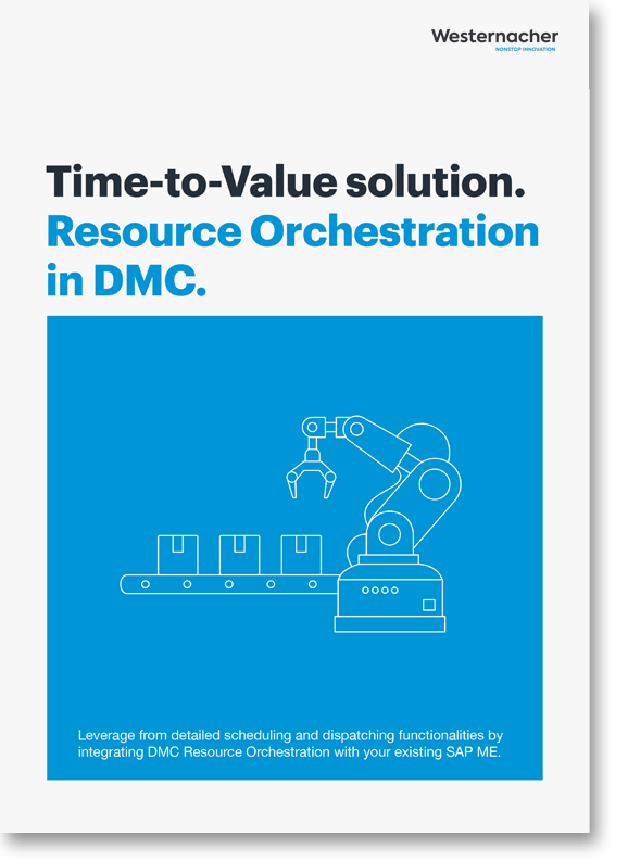 Time-to-Value solution. Resource Orchestration in DMC. Westernacher Consulting.