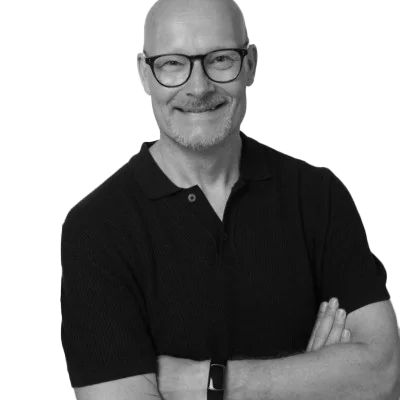 Black and white profile picture of Joachim Getto