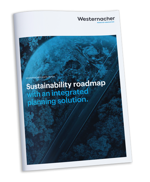 Westernacher White Paper Download: Sustainability Roadmap with an integrated planning solution.